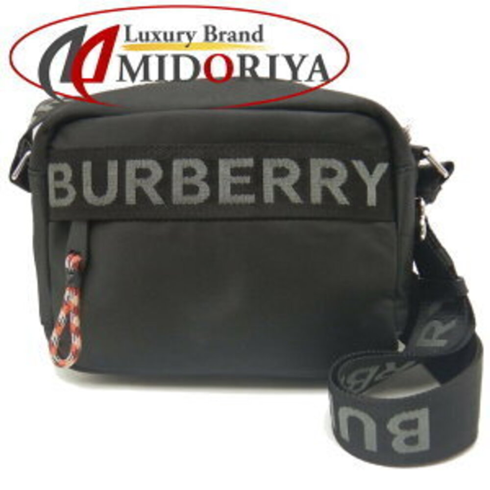 Burberry Crossbody Shoulder Bag Black Nylon